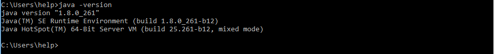 Java - version command