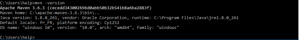 mvn -version