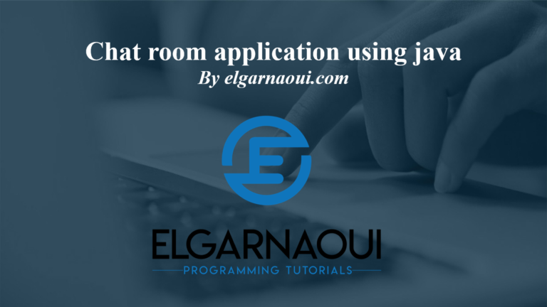Chat room application using Java